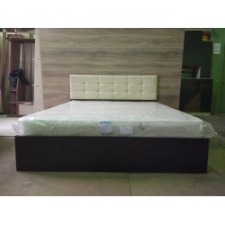 Кровать с мягким изголовьем "Наоми"  1.6 метров